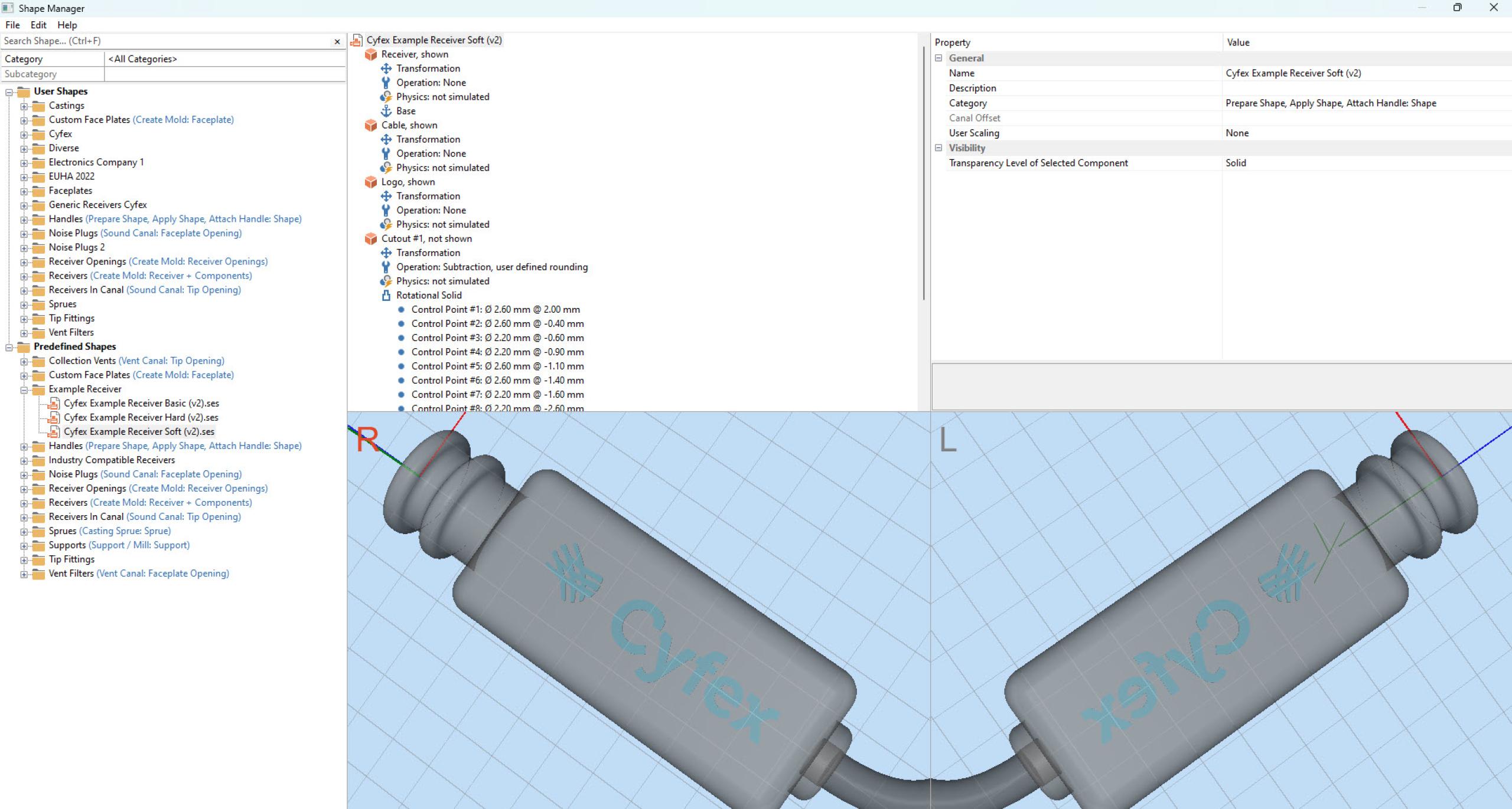 Screenshot Shape Manager